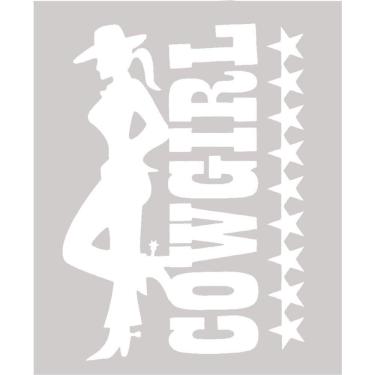 Imagem de Adesivo Cowgirl - Rodeo West 14035