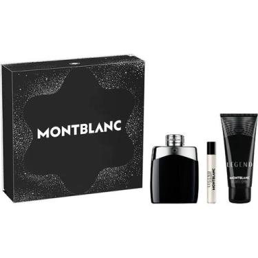 Imagem de Perfume Kit Montblanc Legend Edt 100ml 7 5ml All Over Chuveiro Gel Mas