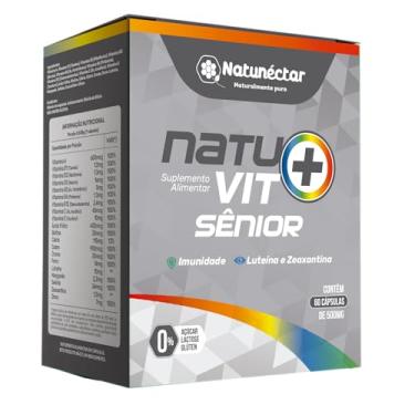 Imagem de Natuvit Sênior Suplementos Vitaminas Para Idosos 500mg 60 Capsulas - Natunéctar