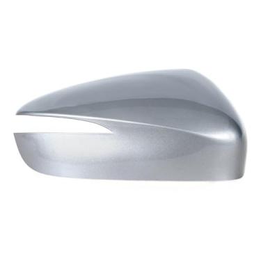 Imagem de JESYMBX Para Mazda CX-5 CX5 2015 2016 Para Mazda CX-3 CX3 2016-2019 Tampa do espelho retrovisor lateral da porta da asa do carro tampa do concha casa direito prata