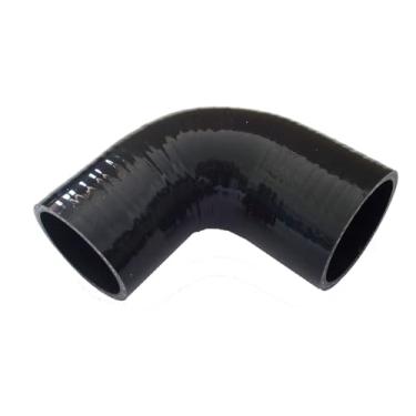Imagem de JOIUYOLJ Mangueira de cotovelo com redução de 90 graus ID 1,34 a 1,12.7 cm (34 mm a 38 mm) para tubo de admissão de ar direto universal Turbo Intercooler reforçado 4 camadas 5,4 mm (90D-ID34-38)