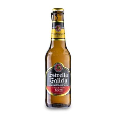 Imagem de Cerveja Estrella Galicia Lager Menor Teor Glúten 330ml