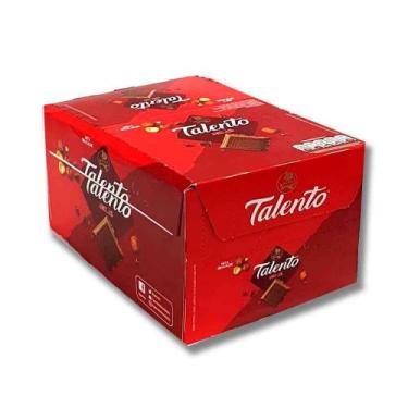 Imagem de Tablete De Chocolate Talento Vermelho Avelã 85G C/12 - Garoto