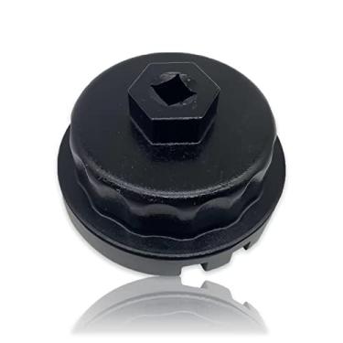 Imagem de BSAMZO A ferramenta de chave de filtro de óleo de tampa entalhada 3+1 é adequada para alguns modelos Toyota e Lexus, como Toyota GS300 IS, série de peças Lexus RX350, LS, GS