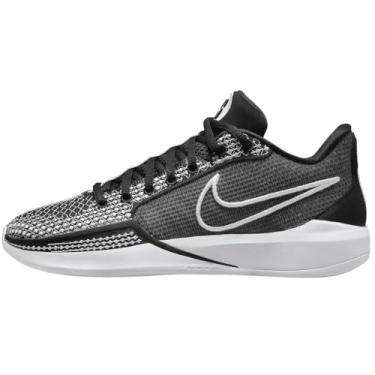 Imagem de Nike Tênis de basquete masculino Sabrina 1 (Team), Preto/Preto/Branco, 38