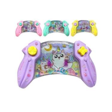 Imagem de Aquaplay Argolinhas Joguinho Portátil Unicórnio Brinquedo Para Criança (Lilás)