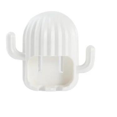 Imagem de Porta Escova De Dente De Parede Cacto (BRANCO)
