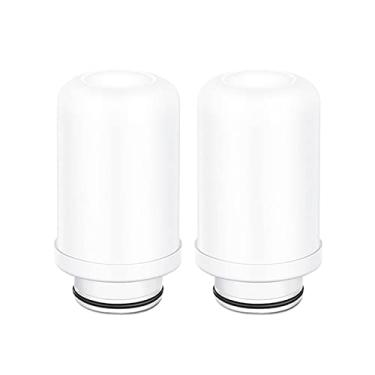 Imagem de XNTONG Pacote com 2 cartuchos de substituição de filtro de água de cerâmica para sistema de filtragem de torneira (não compatível com outras marcas)