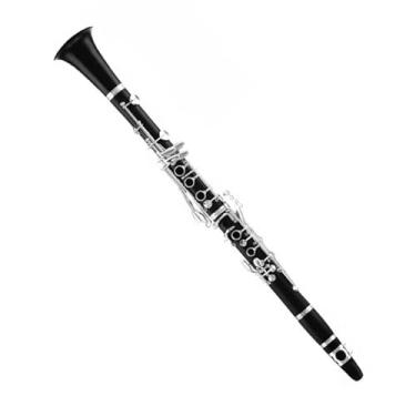 Imagem de Clarinete Profissional Clarinete Si Bemol Adulto Iniciante Cobre Branco Instrumento De Clarinete De Nível Básico Banhado A Prata Com Tom Rico