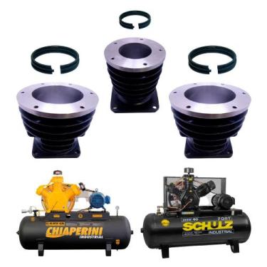Imagem de Kit Cilindro e Anéis W840 W800 MSW40 Fort CJ40 AP3V - Tecnoar