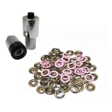 Imagem de Botão De Pressão de Metal 35 Para Roupinha de Bebê Body Cx.200 + Matri