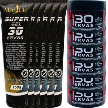 Imagem de Atacado 6 Gel 30 Ervas Power 300G 6 Super Gel 30 Ervas 150G - Bio Inst