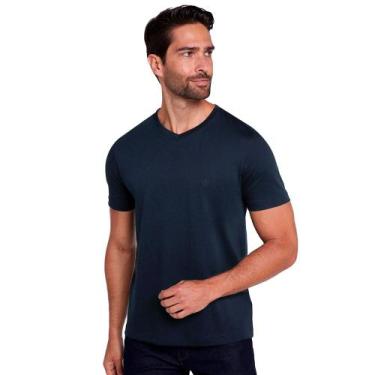 Imagem de Camiseta Dudalina Essentials V Sport OU24 Marinho Masculino, M