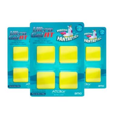 Imagem de Kit C/ 3 Super Clarificante Pra Piscina Ultra Gel At Attclor - Geral