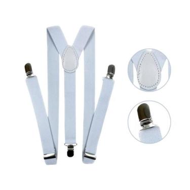 Imagem de 10 Suspensório Várias Cores Ajustável Adulto - Feminino Masculino - Rp
