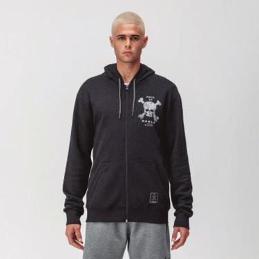 Imagem de Casaco Moletom Oakley BACK TO SKULL Hoodie, GG, Blackout