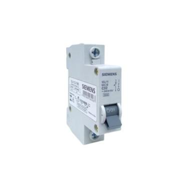 Imagem de Disjuntor mono DIn 5SJ1 Curva - C 32A 5SJ1132-7MB - Siemens, Branco