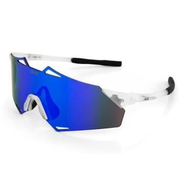 Imagem de Óculos de Sol HUPI Noronha Cristal e Preto - Lente Azul Espelhado, Cri