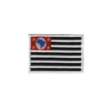 Imagem de Patch Bordado Bandeira de São Paulo - C-01 - Mundo do Militar