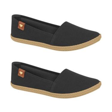 Imagem de Kit 2 Sapatilhas Feminina Moleca Alpargata Confortável Lançamento, Pre