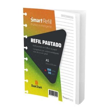 Imagem de Refil Pautado Para Caderno Inteligente e de discos em geral - 100 Folh