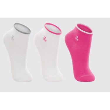 Imagem de Kit/3 Meia Cano Curto Lupo Kids 02835-089 Algodão T. 24/29 30/36, 24/2