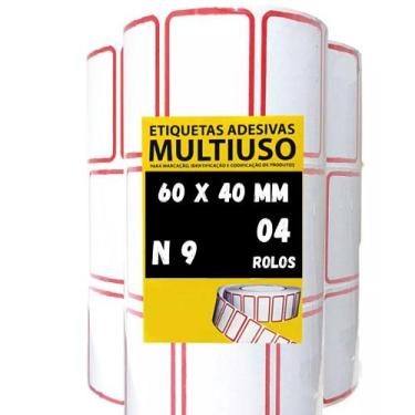 Imagem de Etiqueta Adesiva Tarjada N9  C 4 Rolos  Imprimaster