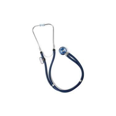 Imagem de Estetoscópio Rappaport Duplo P. A. MED - Várias Cores - P.A.MED,  Azul