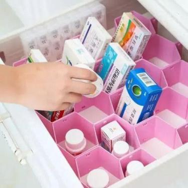 Imagem de Organizador De Gaveta Colméia C/ Divisória Para Roupa Íntima - oem