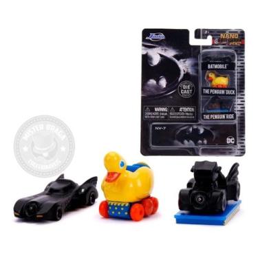 Imagem de Kit C/3 Miniaturas D.c Batman 4 Cm Jada Nano Metals, 1989