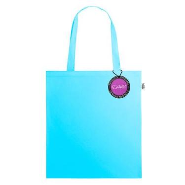 Imagem de Sacola Ecobag em rPet 38x42cm Jerez TopGet, Azul claro