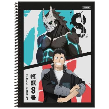 Imagem de Caderno Univ 10 Matérias 160Fls Kaiju N 8 Preto Foroni