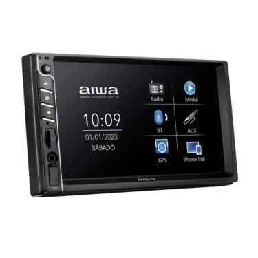 Imagem de Som Automotivo Aiwa AWS-CA-DD-01  Central Multimidia Car, USB, Aux, Pe
