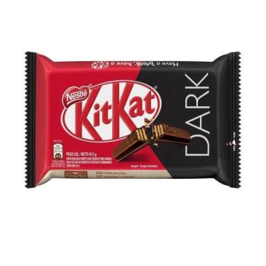 Imagem de Chocolate Kit Kat Dark 41.5g 24 unidade - Nestlé, 996g, Amargo