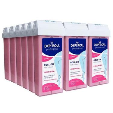 Imagem de Depilatorio Depiroll RollOn 100g Rosa  Kit Com 18 Un - Depi Roll
