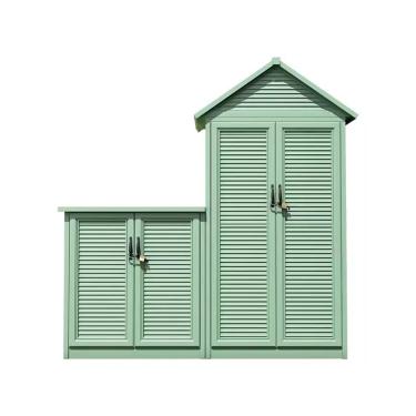 Imagem de LICONG-2020 Armários de armazenamento ao ar livre Armário de armazenamento externo pátio armário externo caixa de ferramentas de armazenamento de jardim armário variado caixas de armazenamento ao ar