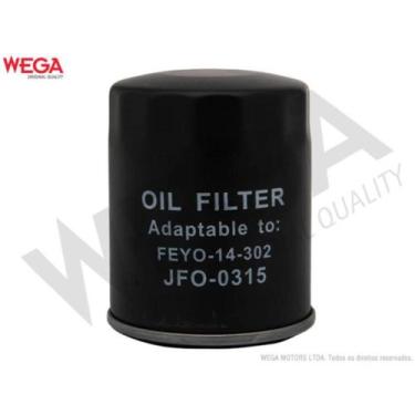 Imagem de Filtro de óleo Jac T5 2016 a 2019 WEGA JFO-0315
