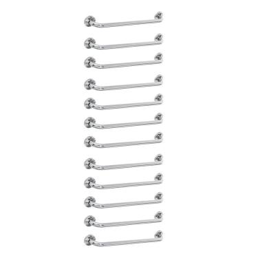 Imagem de Alça De Apoio 60cm Kit 15 Uni Inox Acessibilidade Cadeirante Idoso Criança Gravida Banheiro Escada Corrimao Box Segurança