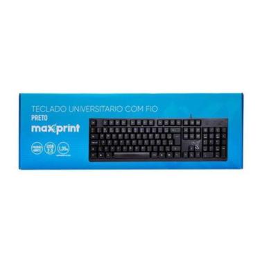 Imagem de Teclado usb pt universitario maxprint - 000258
