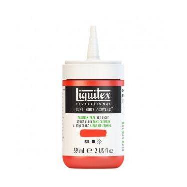 Imagem de Tinta acrílica Liquitex Soft Body 59ml S5 Cadmium Free Red Light