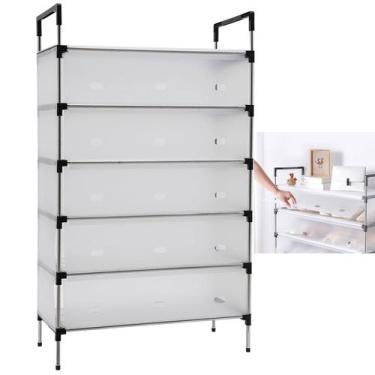 Imagem de Sapateira Rack 6 Andares Organizaçao Sandalia Tenis Sapato Objetos Pra