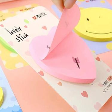 Imagem de Bloco De Notas Adesivo Colorido Post-it  Em Formatos Sortidos, 100 FOL