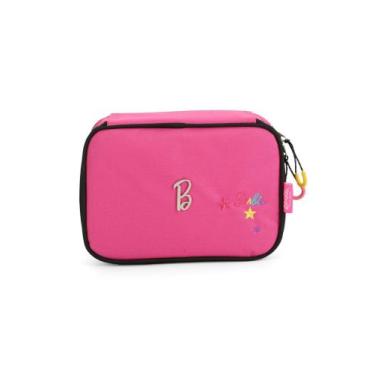 Imagem de Estojo Escolar Box Feminino Pink Barbie p/ 100 Lápis - Luxcel