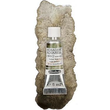 Imagem de Schmincke - HORADAM® AQUARELL, Super Granulação, 14 969 001, Haze Brown, 5 ml, tons de granulação muito forte, melhores aquarelas super granuladas