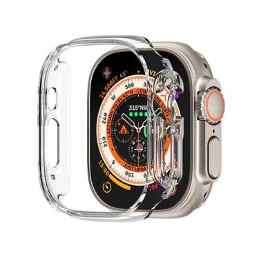 Imagem de Capa Case de Acrílico Para Aple Watch Ultra 49mm - TECH KING, Transpar