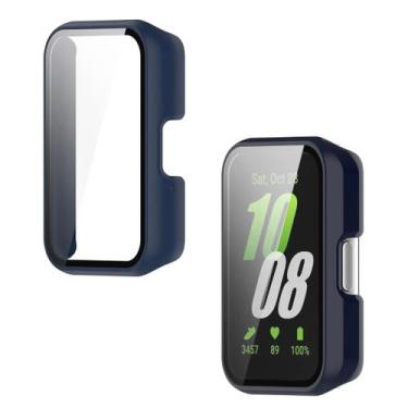 Imagem de Case de proteção 360 para Smartwatch Galaxy Fit 3 1,6 - teck King, Azu