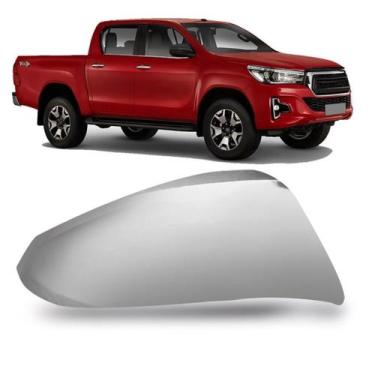 Imagem de Capa Retrovisor Hilux 2016 a 2021 Direito Cromado - Blawer