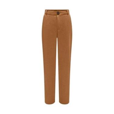 Imagem de Calça Alfaiataria Lunender Malha Caramelo Tam. M-Feminino