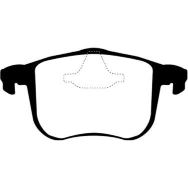 Imagem de EBC Brakes Pastilhas de freio esportivas DP21416 Greenstuff Série 2000