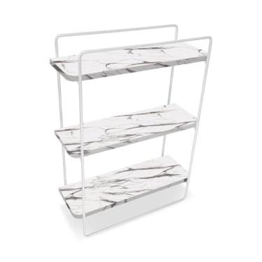 Imagem de Prateleira de Parede Decorativa Corsari - branco/vulcano